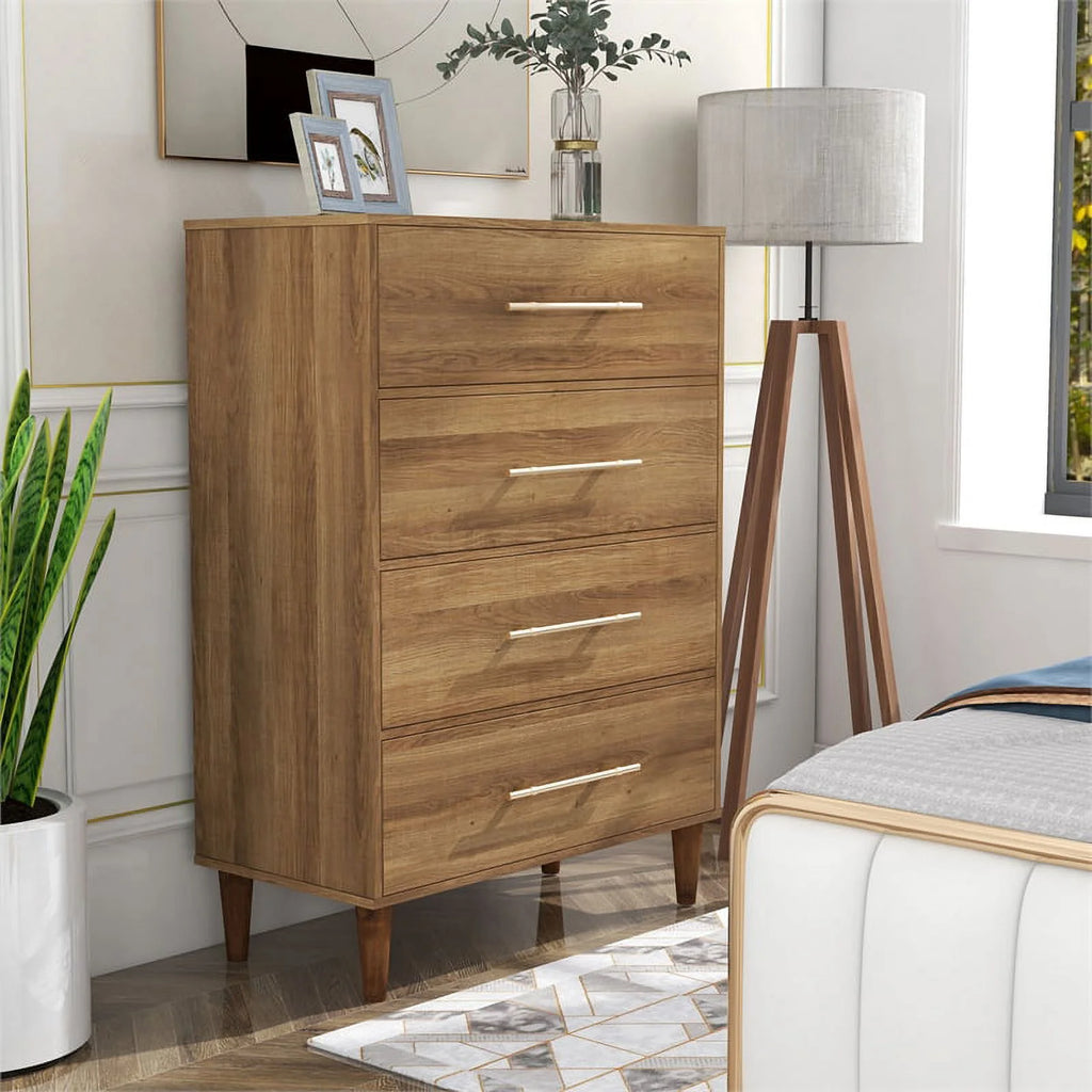 Farmhouse Wood 4-Drawer Chest S719