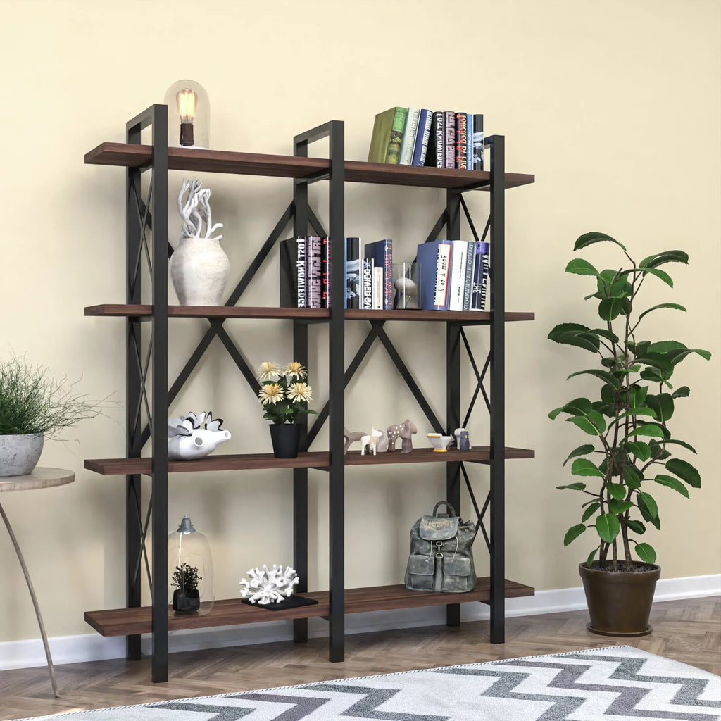 4 Tier Metal Bookshelf H1349