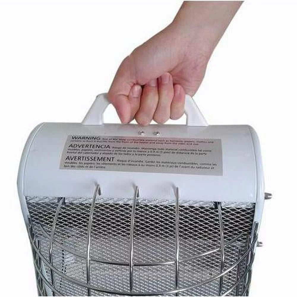 Portable Electric Heater 1500W White T47368