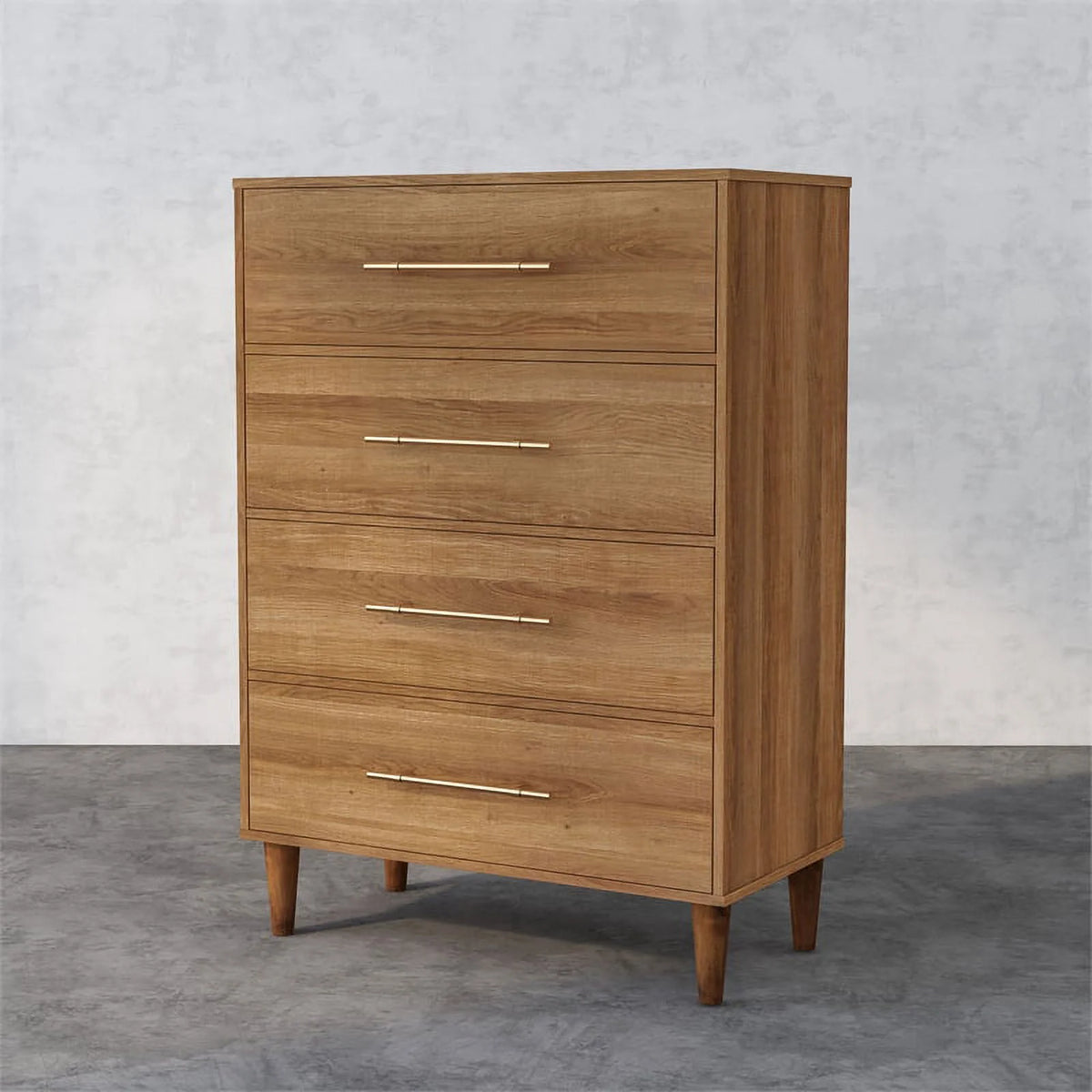 Farmhouse Wood 4-Drawer Chest S719