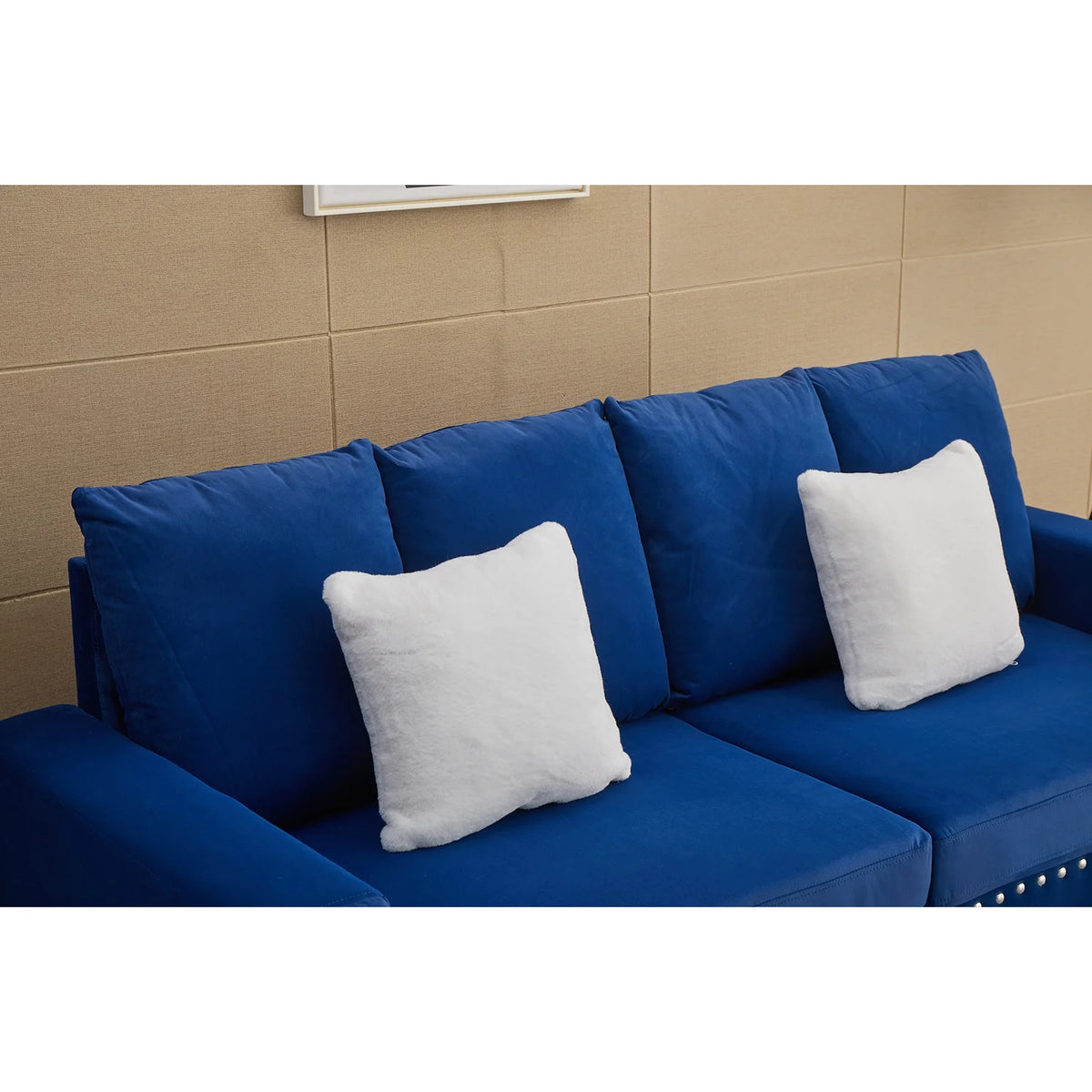 Blue Velvet Sofa Z3645