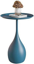 Metal Round Side Table 15.7" D x 23.6" H K4839