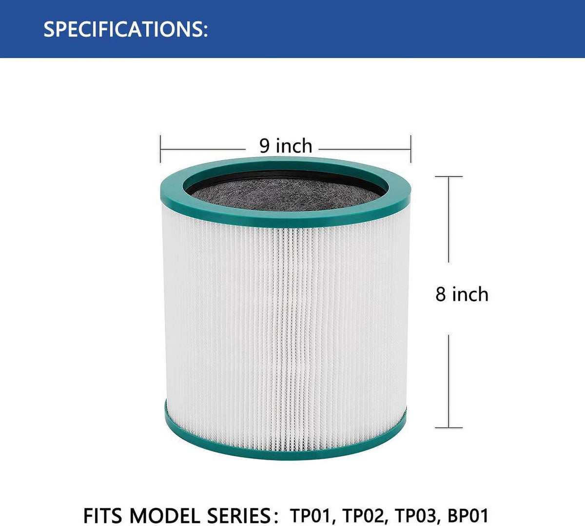 HEPA Filter Compatible with Dyson Pure Hot and Cool Link Air Purifier N16655
