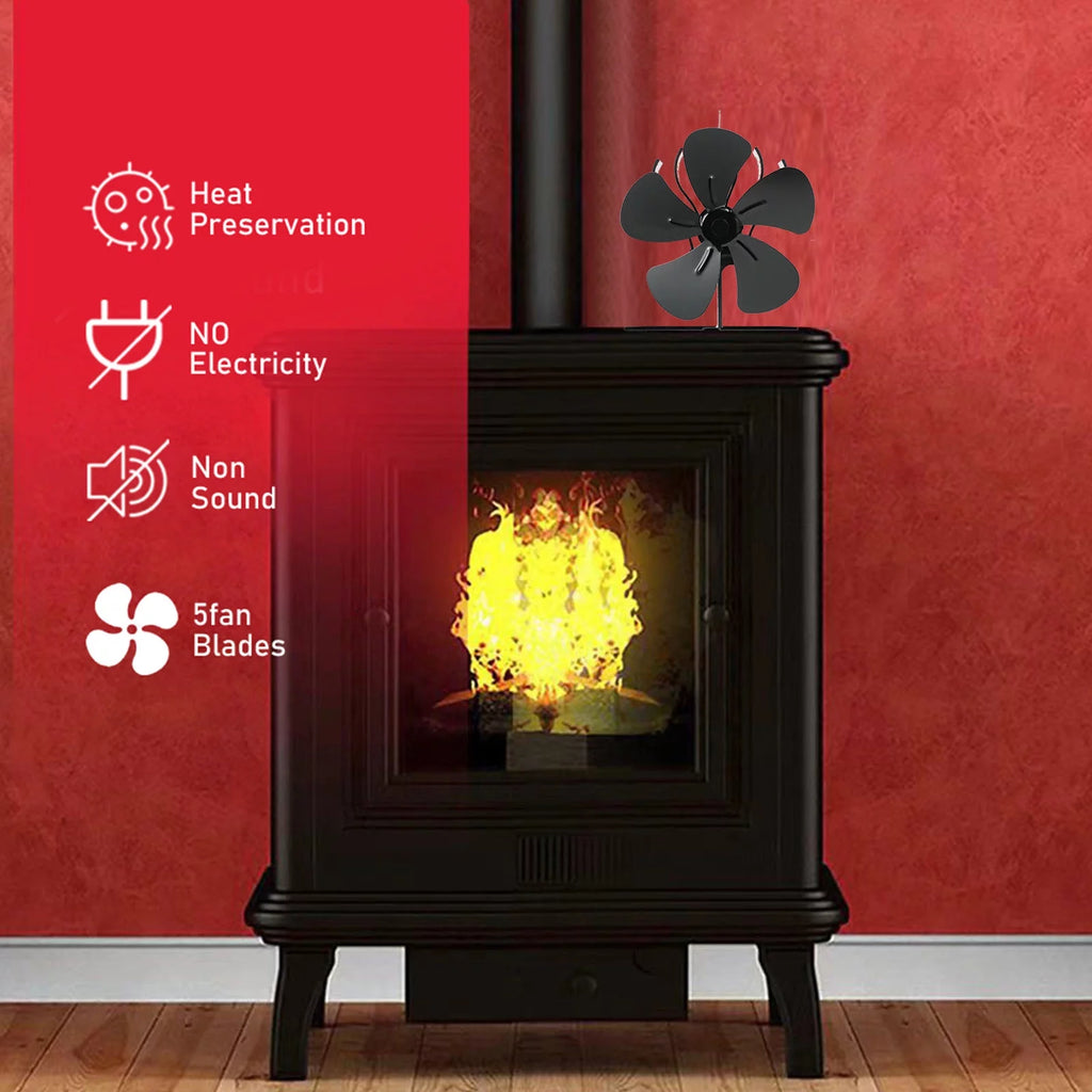 5 Blade Fireplace Fan Z81543