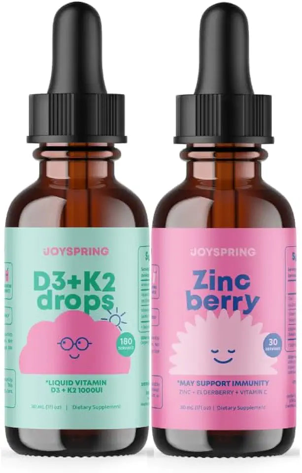 Vitamin D & Zinc Liquid Supplement Drops F8913